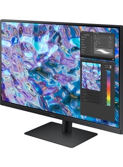 سامسونج شاشة عرض Finity S6 QHD مقاس 27 بوصة مع لوحة IPS، تصميم مريح، شاشة أقل، معدل تحديث 75 هرتز، مزامنة مجانية AMD، LS27B610EQMXUE  - Image 4