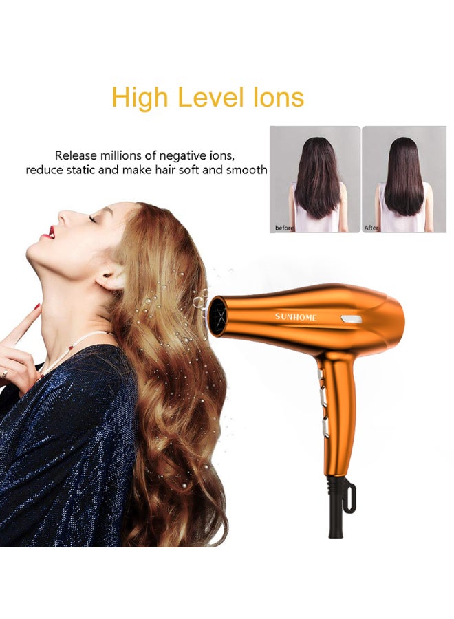 7-Piece Professional Hair Dryer Set ,2200W Rose Gold - v1682401769/N53333143A_2