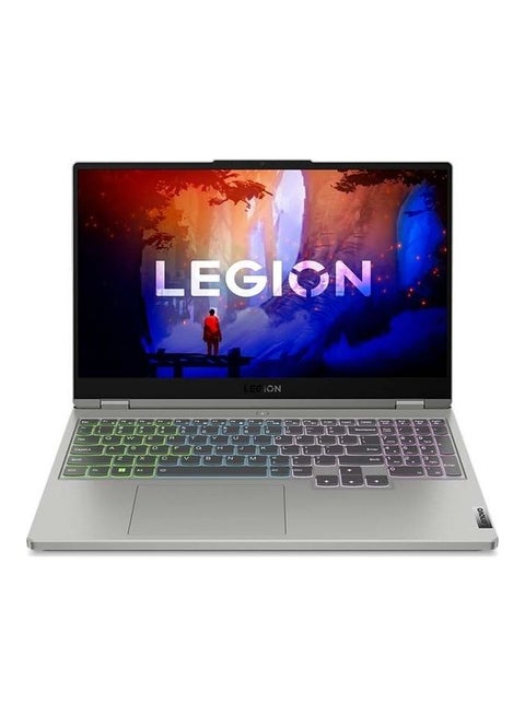 Legion 5 Gaming Laptop With 15.6-Inch 165Hz Display, AMD Ryzen 7-6800H Processor/16GB RAM/1TB SSD/NVIDIA GeForce RTX 3060 6GB Graphics Card/Windows 11 Home Arabic Storm Grey