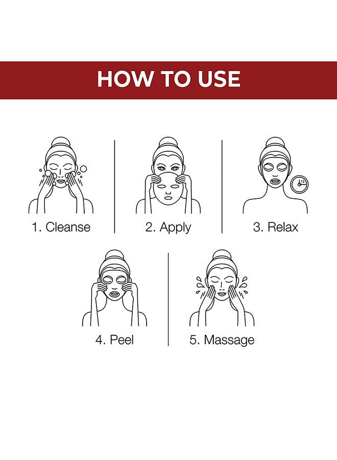 Nykaa Skin Secrets  Strawberry + Argan Oil Sheet Mask White 20ml White 20ml - Image 5