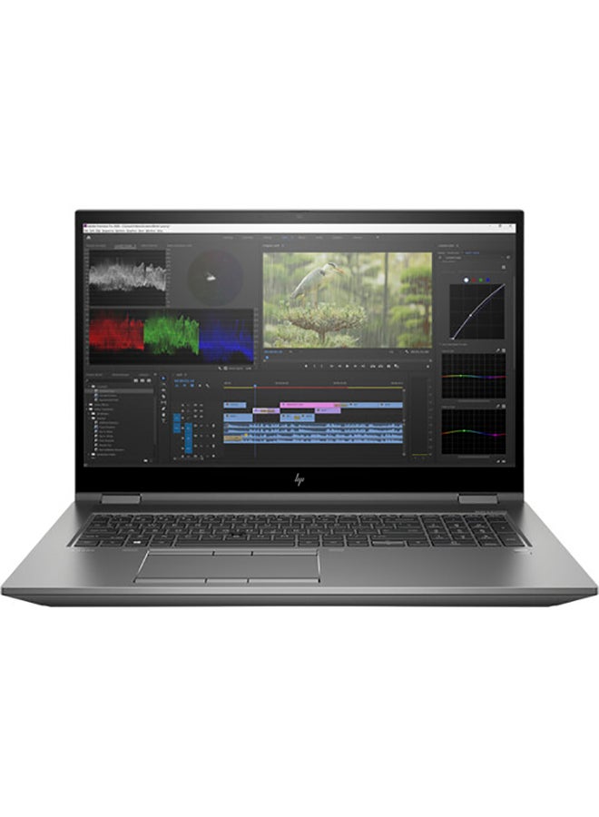 HP - ZBook Fury 17 G8 Mobile Workstation With 17.3-Inch Display, Core i9 11950H Processor/12GB RAM/512GB SSD/6GB NVIDIA RTX A3000 Graphics Card/Windows 11 Pro English/Arabic Grey - Image 1