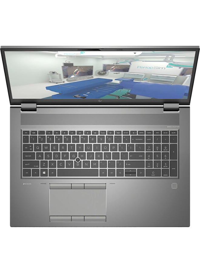 HP - ZBook Fury 17 G8 Mobile Workstation With 17.3-Inch Display, Core i9 11950H Processor/12GB RAM/512GB SSD/6GB NVIDIA RTX A3000 Graphics Card/Windows 11 Pro English/Arabic Grey - Image 1