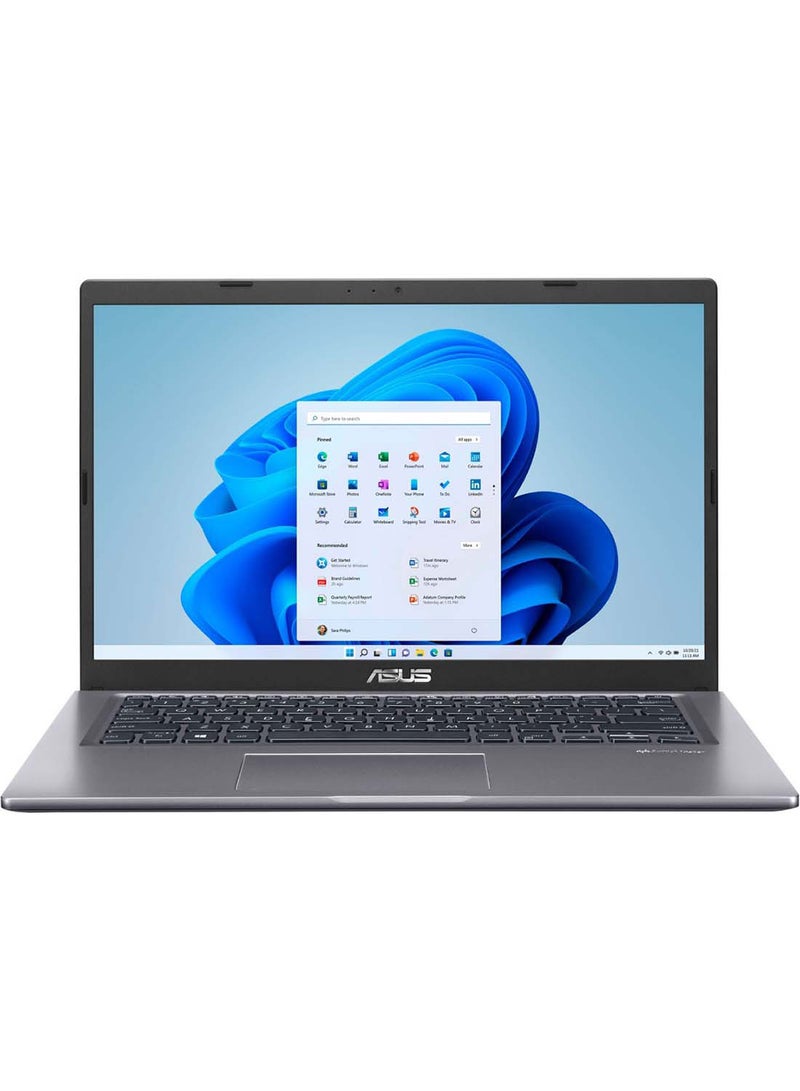 ASUS - Vivobook Laptop With 14-Inch Display, Ryzen 3 3250 Processor/8GB RAM/128GB SSD/Intel UHD Graphics/Windows 11 Home English Slate Grey - Image 1