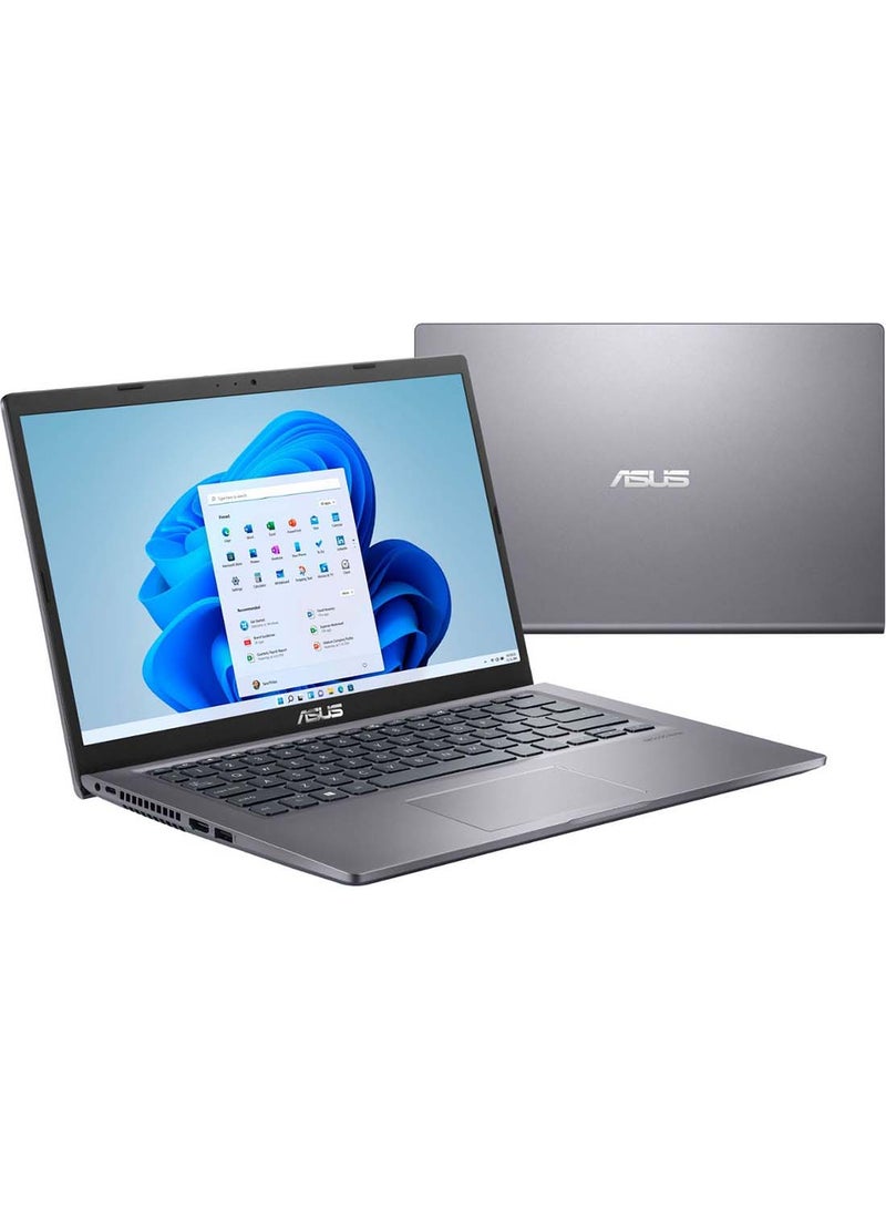ASUS - Vivobook Laptop With 14-Inch Display, Ryzen 3 3250 Processor/8GB RAM/128GB SSD/Intel UHD Graphics/Windows 11 Home English Slate Grey - Image 1