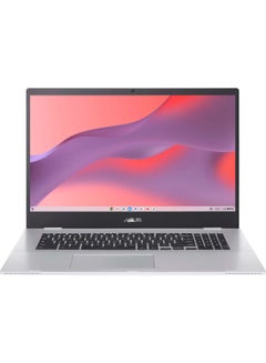 Chromebook CXB170CKA-BCL64N6 Laptop With 17.3-Inch Display, Celeron N4500 Processor/4GB RAM/64GB EMMC/Intel UHD Graphics 630/Chrome OS English Transparent Silver