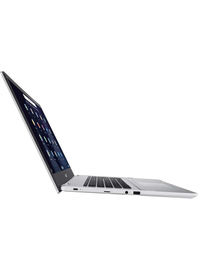 ASUS - Chromebook CXB170CKA-BCL64N6 Laptop With 17.3-Inch Display, Celeron N4500 Processor/4GB RAM/64GB EMMC/Intel UHD Graphics 630/Chrome OS English Transparent Silver - Image 1