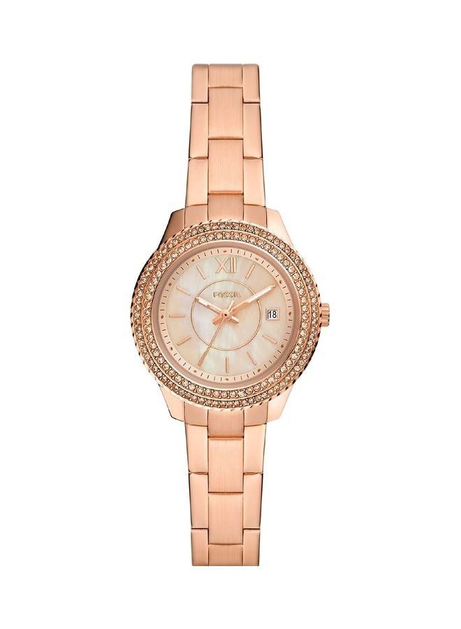 FOSSIL Women's Analog Round Shape Stainless Steel ES5136 30 mm  - Image 1