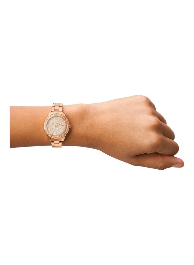 FOSSIL Women's Analog Round Shape Stainless Steel ES5136 30 mm  - Image 4