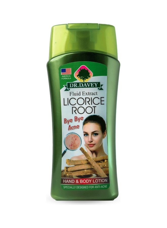 دكتور دافي لوشن للجسم واليدين بجذر عرق السوس، كريمي غير دهني للعناية بالبشرة ومضاد لحب الشباب، غني بعرق السوس، مثالي لجميع أنواع البشرة - Image 1