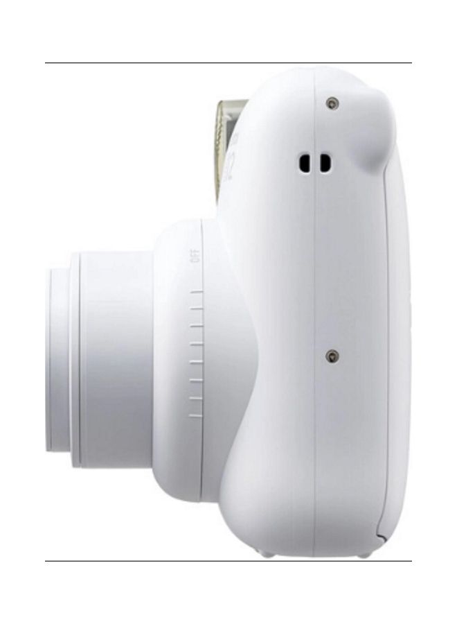 FUJIFILM - Instax Mini 12 Instant Film Camera With Pack Of 10 Films Clay White - Image 1