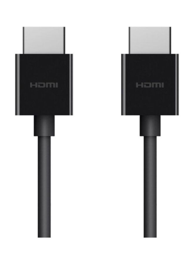 belkin - Ultra High Speed HDMI 2.1 Cable Apple 4K Supports HDR 10 And Dolby Vision V2 Black - Image 1