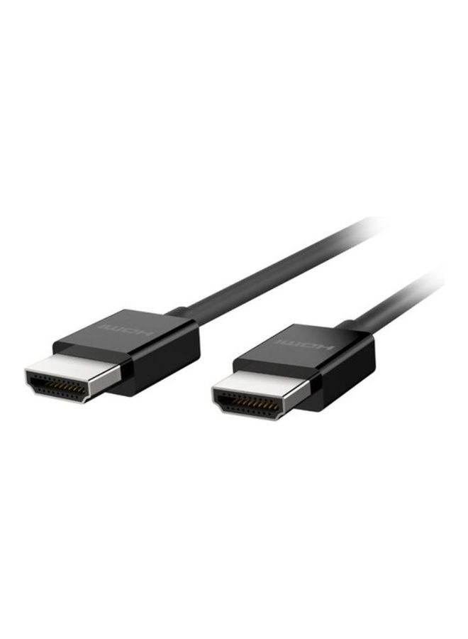 belkin - Ultra High Speed HDMI 2.1 Cable Apple 4K Supports HDR 10 And Dolby Vision V2 Black - Image 1