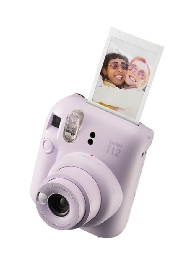 FUJIFILM - Instax Mini 12 Instant Film Camera With Pack Of 10 Films Lilac Purple - Image 1