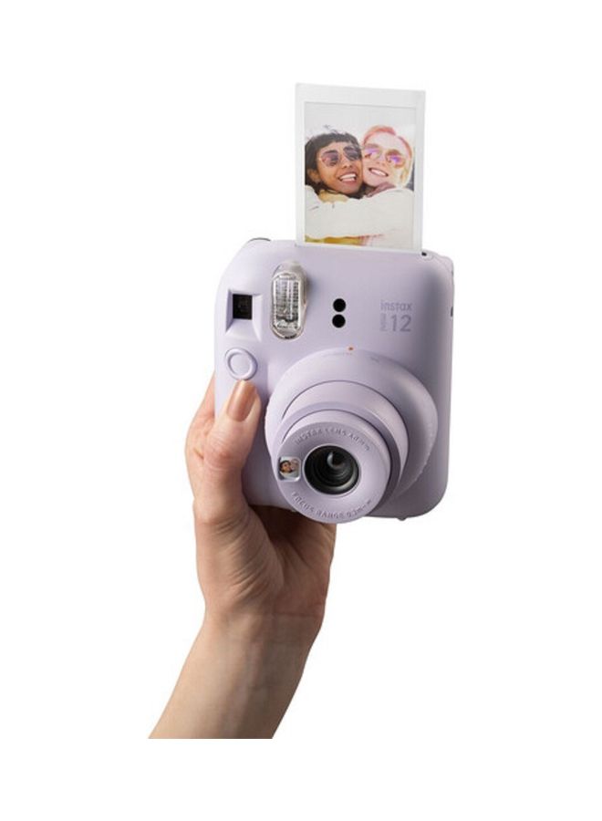 FUJIFILM - Instax Mini 12 Instant Film Camera With Pack Of 20 Films Lilac Purple - Image 1