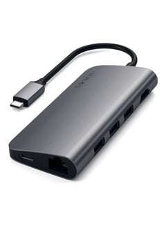 ساتي كاي محول متعدد المنافذ من النوع C 1x4K HDMI 1xEthernet 1xUSB-C 3xUSB-A 1xSD 1xMicroSD  - Image 2
