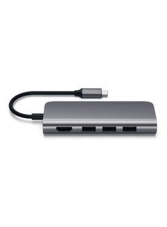 ساتي كاي محول متعدد المنافذ من النوع C 1x4K HDMI 1xEthernet 1xUSB-C 3xUSB-A 1xSD 1xMicroSD  - Image 3