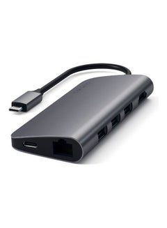 ساتي كاي محول متعدد المنافذ من النوع C 1x4K HDMI 1xEthernet 1xUSB-C 3xUSB-A 1xSD 1xMicroSD  - Image 4
