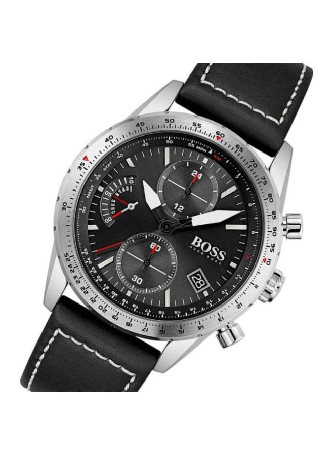 HUGO BOSS Men's Pilot Edition Chrono Black Dial Watch  - Image 2