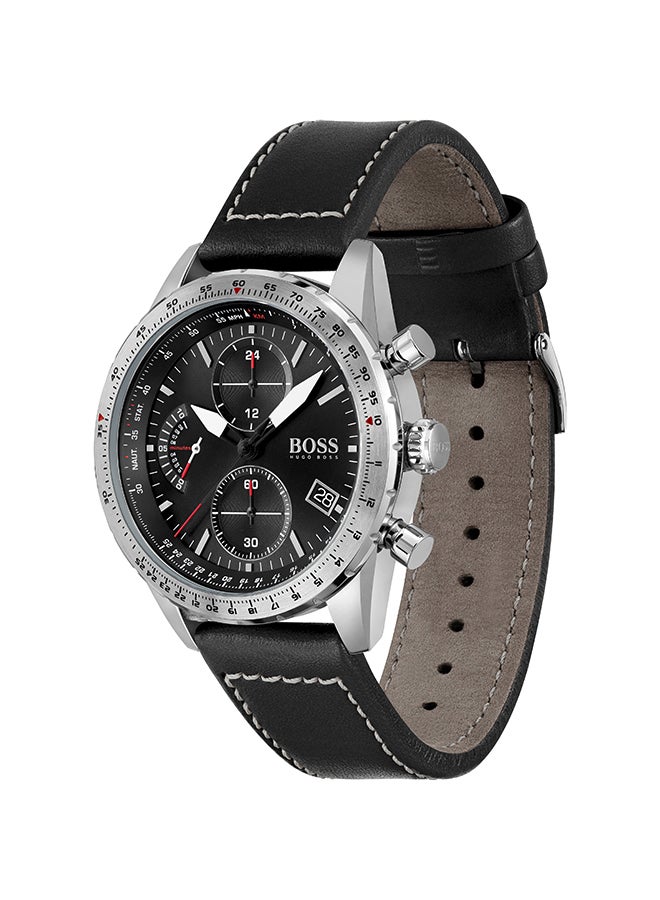 HUGO BOSS Men's Pilot Edition Chrono Black Dial Watch  - Image 4