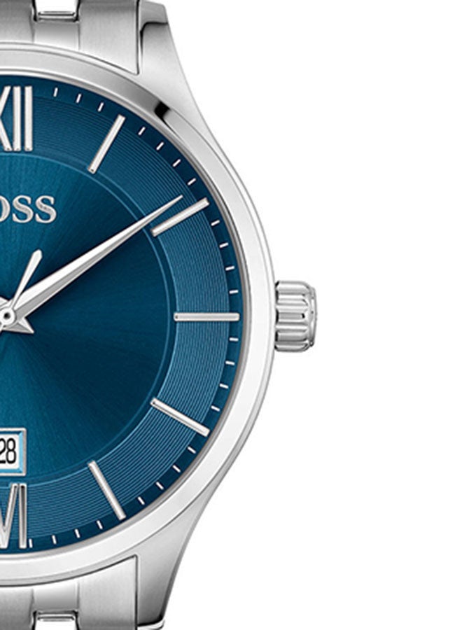 HUGO BOSS Men's Elite  Blue Dial Watch - 1513895  - Image 5