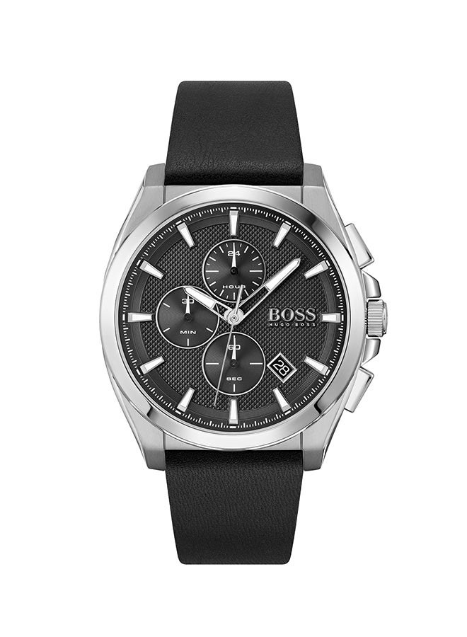 HUGO BOSS Men's GR&Master  Black Dial Watch - 1513881  - Image 1