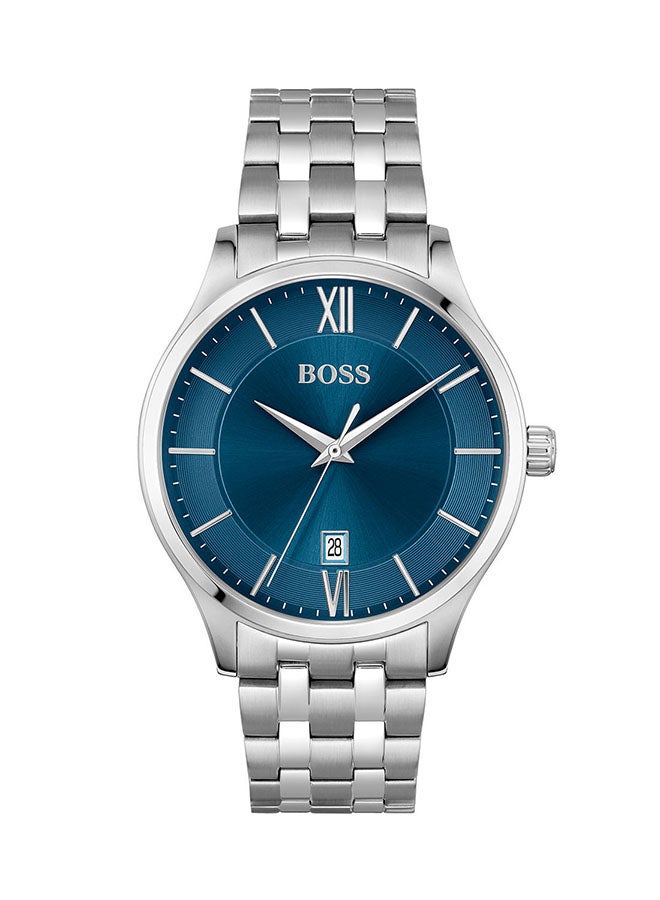 HUGO BOSS Men's Elite  Blue Dial Watch - 1513895  - Image 1