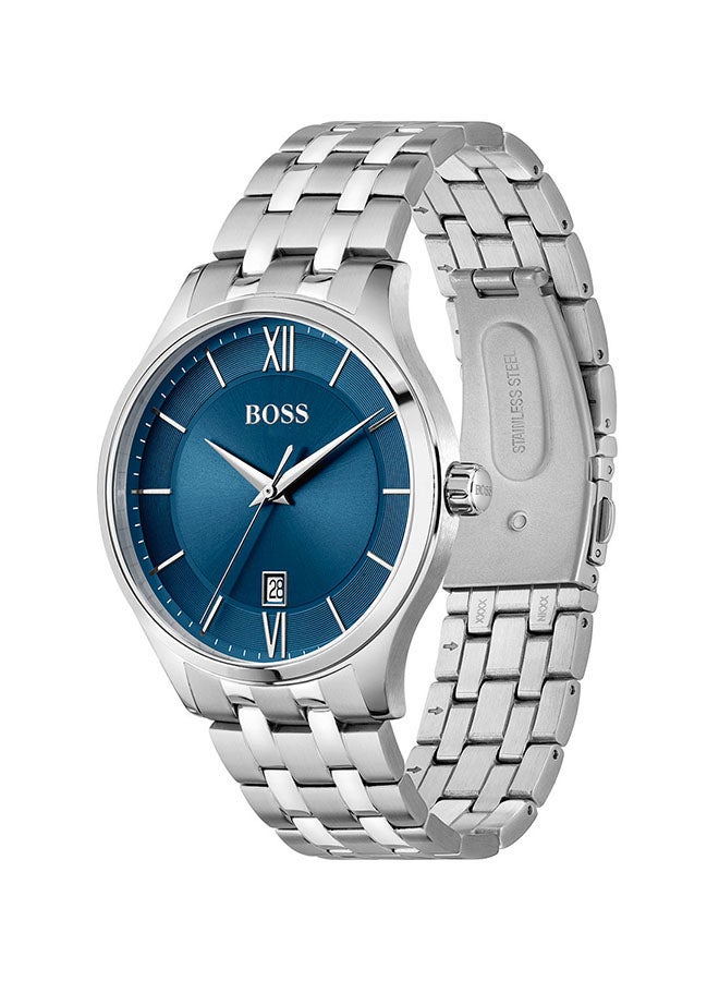 HUGO BOSS Men's Elite  Blue Dial Watch - 1513895  - Image 3
