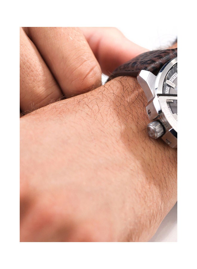 POLICE Men's Analog Round Shape Leather Wrist Watch PEWJF0005703 - 46 Mm - Image 5