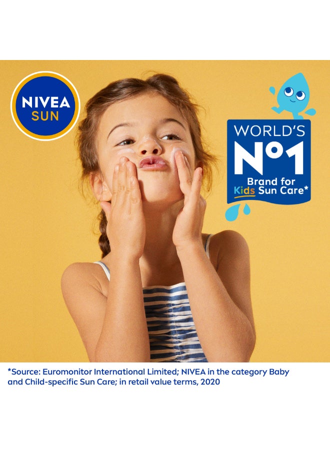 Nivea SUN Kids Moisturizing Sun Lotion, UVA & UVB Protection, SPF 50+, 200ml 