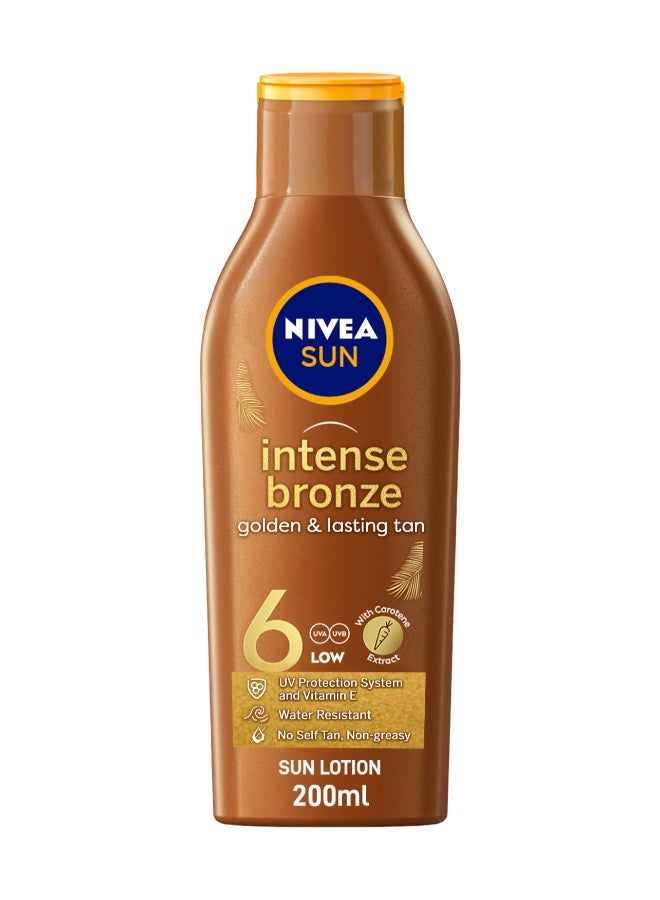 Nivea - Carotene Sun Lotion SPF6 Bronze 200ml - Image 1
