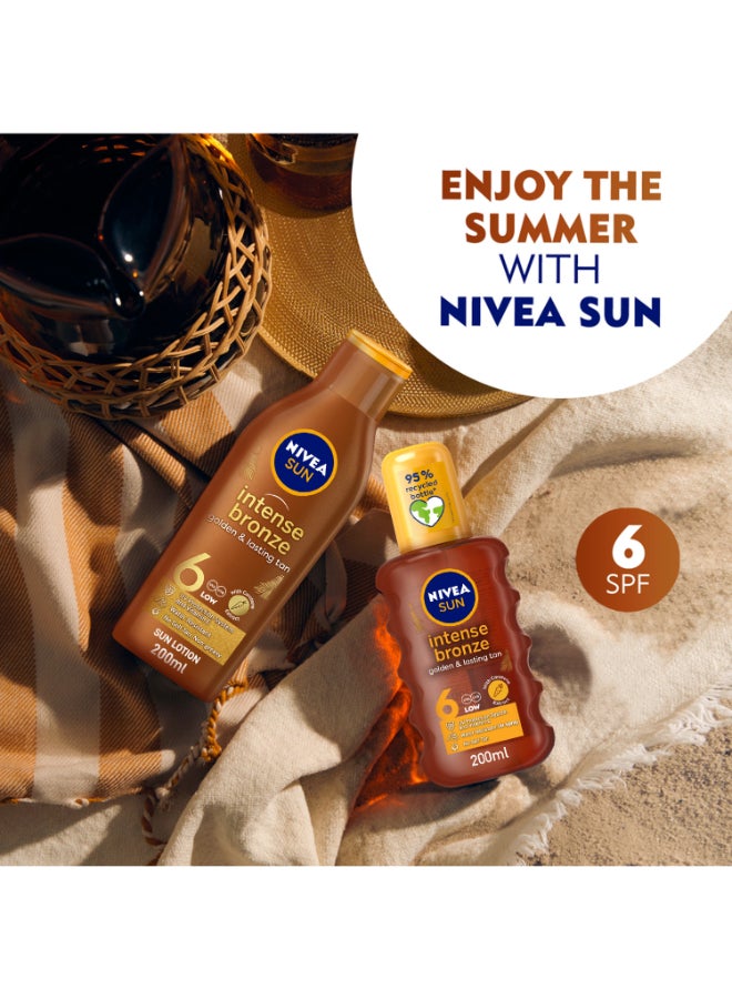 Nivea - Carotene Sun Lotion SPF6 Bronze 200ml - Image 1