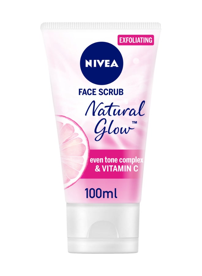 Natural Glow Exfoliating Face Scrub Even Tone Complex And Vitamin C 100ml 