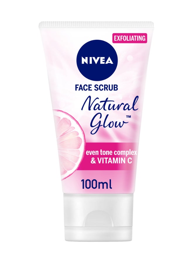 Nivea - Natural Glow Exfoliating Face Scrub Even Tone Complex And Vitamin C 100ml - Image 1