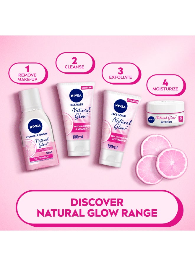 Nivea - Natural Glow Exfoliating Face Scrub Even Tone Complex And Vitamin C 100ml - Image 1