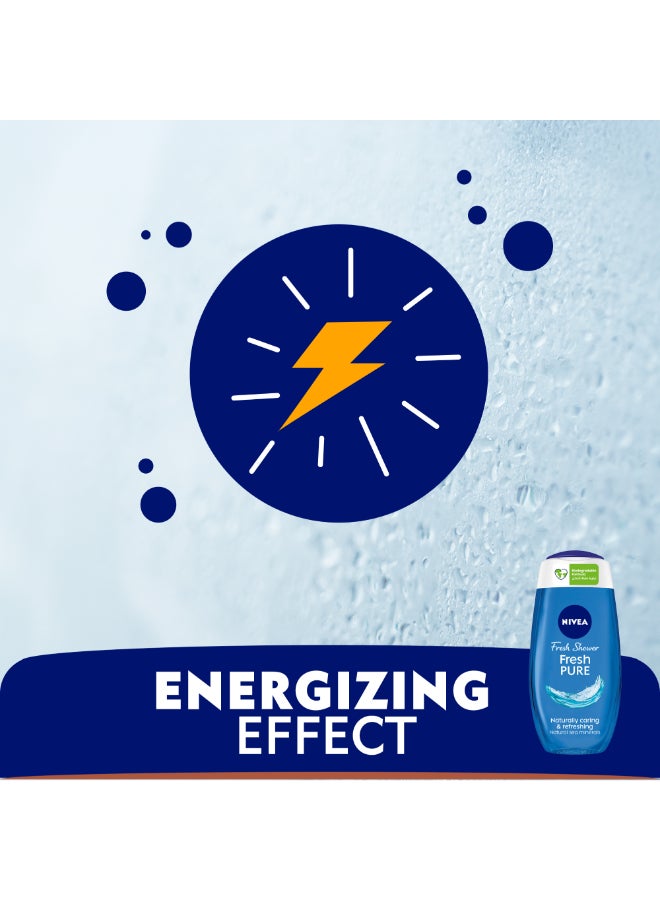 Nivea Pure Fresh Shower Gel 250ml  - Image 4
