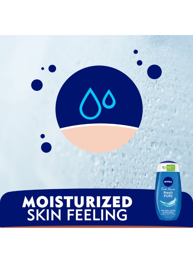 Nivea Pure Fresh Shower Gel 250ml  - Image 5