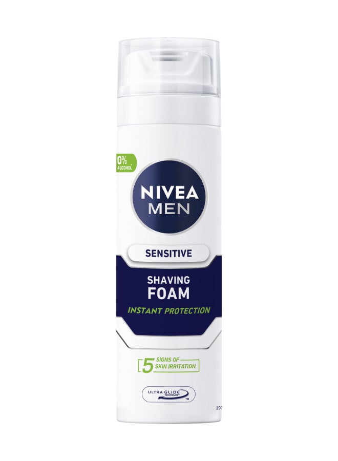 Nivea - Chamomile And Hamamelis Sensitive Shaving Foam For Men 200ml - Image 1