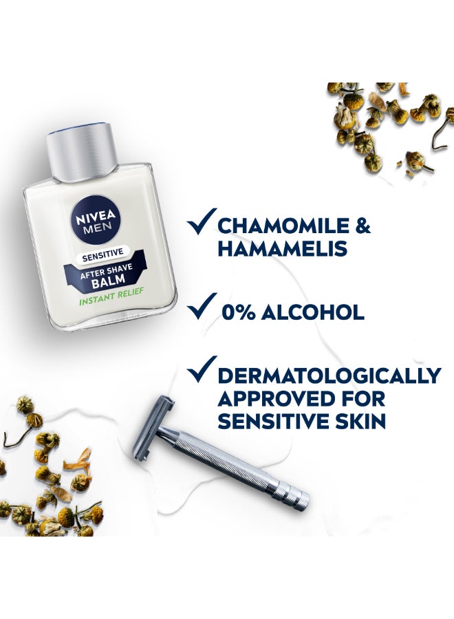 Nivea - Men Sensitive After Shave Balm 100ml - Image 1