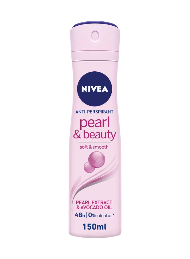 Nivea Pearl And Beauty Antiperspirant for Women Extracts Spray 150ml 