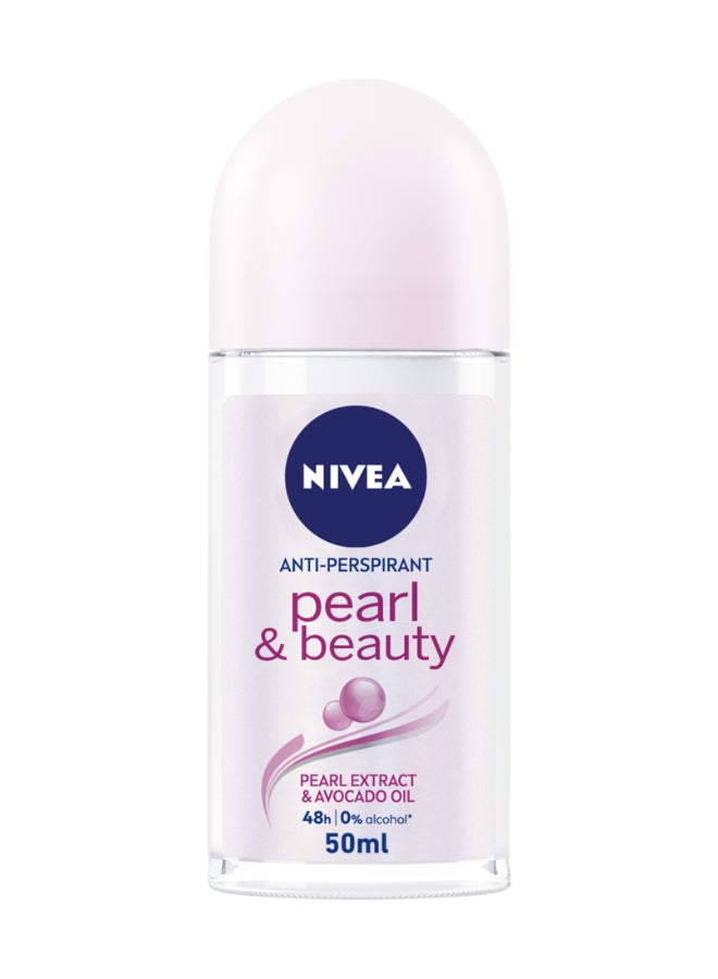 Nivea - Pearl And Beauty Roll On Deodorant 50ml - Image 1