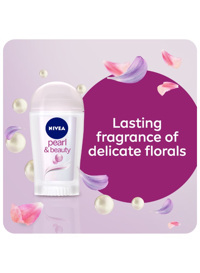 نيفيا مزيل عرق ستيك بيرل آند بيوتي 40ملليلتر - Image 5