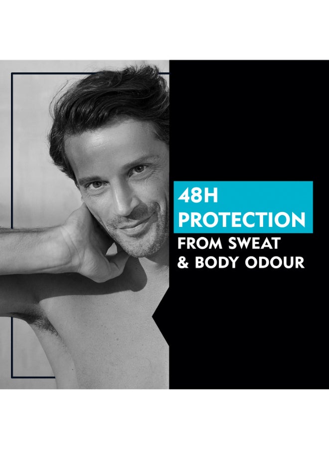 نيفيا بخاخ إنفيزيبل فريش للرجال بلاك أند وايت، مضاد للتعرق للرجال 150ملليلتر - Image 2