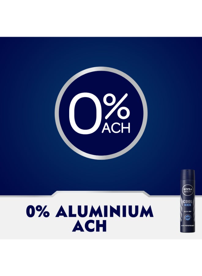 Nivea 72H Cool Kick Spray Deodorant 200ml - Image 4