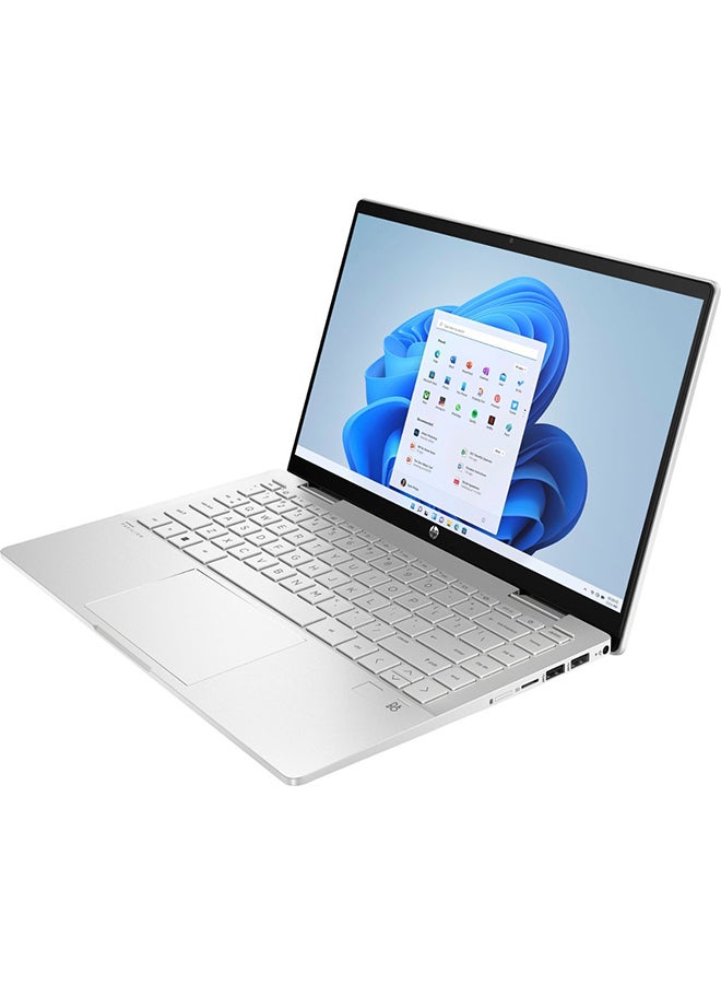 Pavilion x360 Convertible 2-In-1  (Upgraded Version) Laptop With 14-Inch Display, Core i5 1235U Processor/8GB RAM/512GB SSD/Intel Iris XE Graphics/Windows 11 Home English Natural English Natural Silver - v1682586951/N53402396A_4