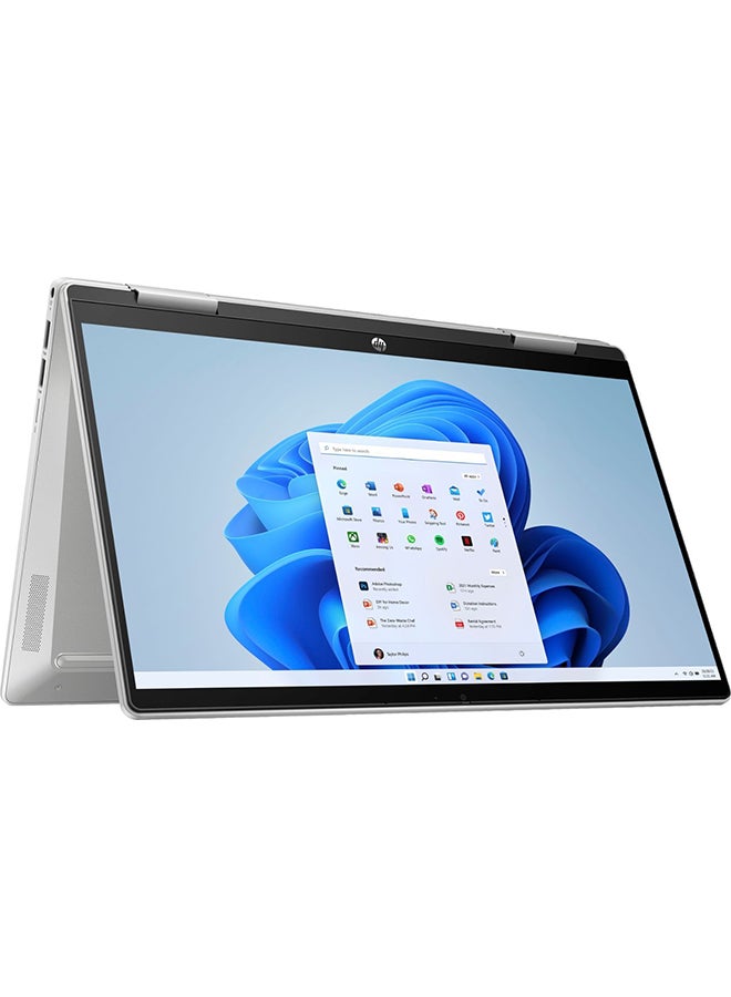 Pavilion x360 Convertible 2-In-1  (Upgraded Version) Laptop With 14-Inch Display, Core i5 1235U Processor/8GB RAM/512GB SSD/Intel Iris XE Graphics/Windows 11 Home English Natural English Natural Silver - v1682586952/N53402396A_1