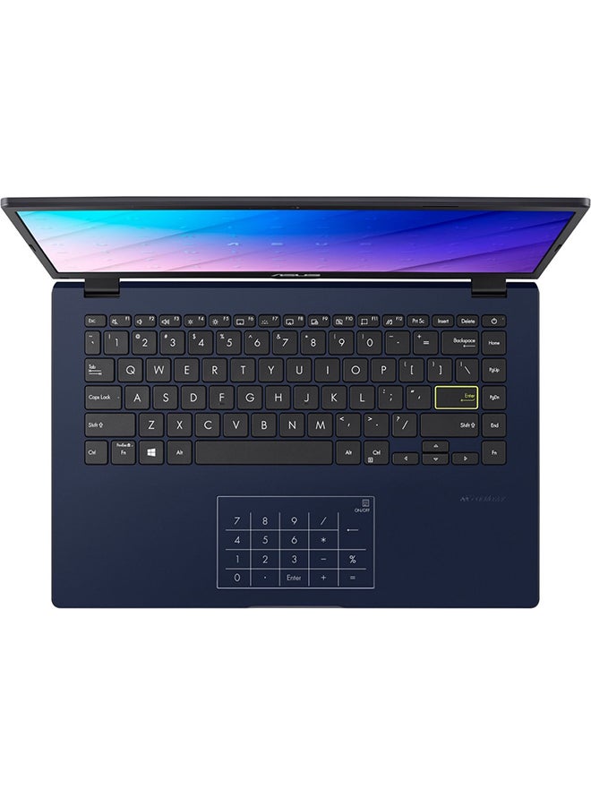 أسوس - كمبيوتر محمول E410KA-TB.CL4128BK بشاشة مقاس 14 بوصة، ومعالج Intel Celeron N4500 / ذاكرة وصول عشوائي سعتها 4 جيجابايت / eMMC سعة 128 جيجابايت / رسومات Intel UHD / نظام التشغيل Windows 11 Home / الإصدار الدولي / - Image 1