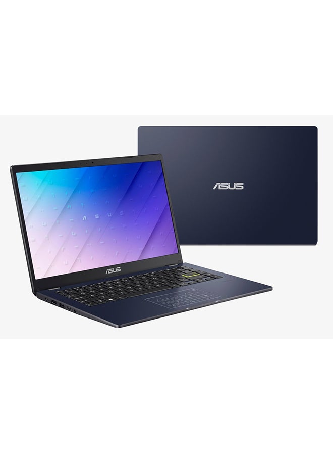 أسوس - كمبيوتر محمول E410KA-TB.CL4128BK بشاشة مقاس 14 بوصة، ومعالج Intel Celeron N4500 / ذاكرة وصول عشوائي سعتها 4 جيجابايت / eMMC سعة 128 جيجابايت / رسومات Intel UHD / نظام التشغيل Windows 11 Home / الإصدار الدولي / - Image 1