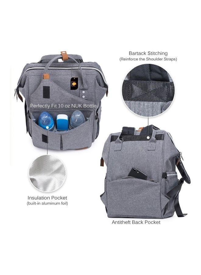 Kidle Diaper Bag With Stroller Hooks And Nappy Changing Mat Large Capacity Travel Beach Shopping Baby Bag Multifunction Travel Backpack For Mom Dad - Image 3