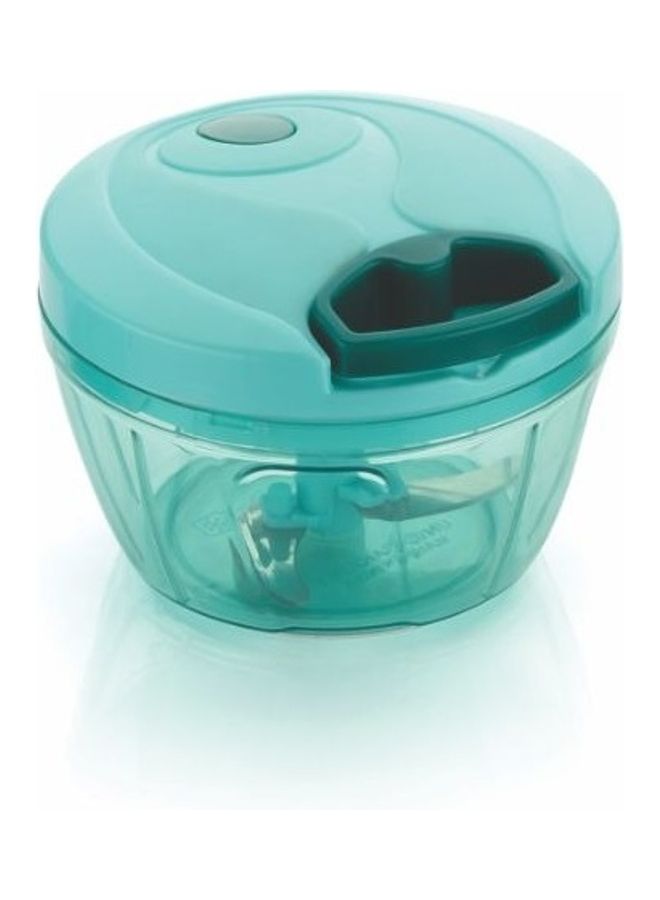 Royalford Stainless Steel Blade Pull Chopper Green - Image 1