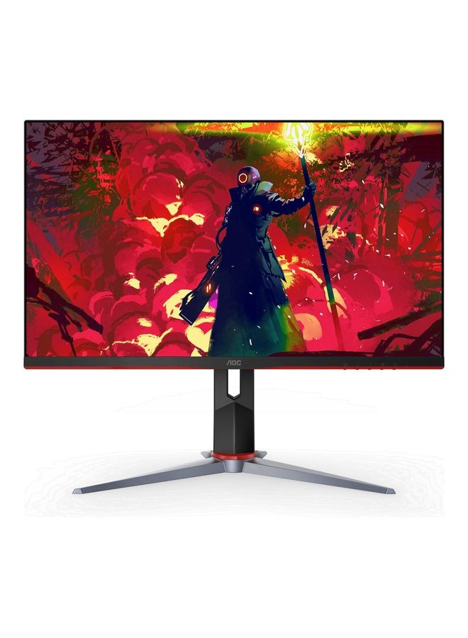 AOC 27" Inch Q27G2SD Gaming Monitor 2K QHD 2560x1440, DisplayHDR 400, IPS Panel Type, 170Hz Refresh Rate, 1ms Response Time, G-Sync Compatible, Adjustable Stand | ms Response Time, G-Sync Compatible, Adjustable Stand | Black & Red  - Image 2